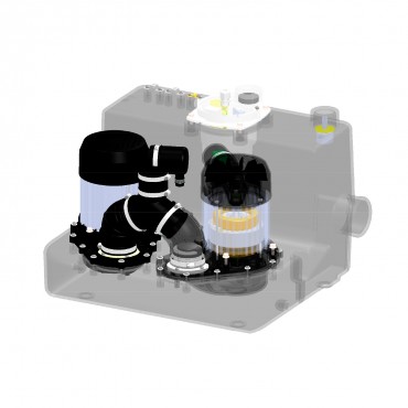 bomba águas cinzentas - SANICOM 2 - semitransparente